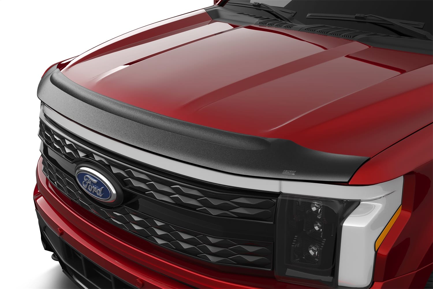 Aeroskin II Hood Protector; Matte Black Low Profile