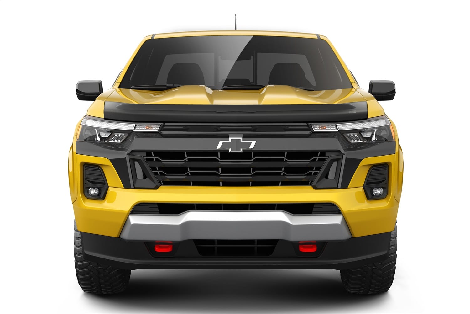 Aeroskin II Hood Protector; Matte Black Low Profile