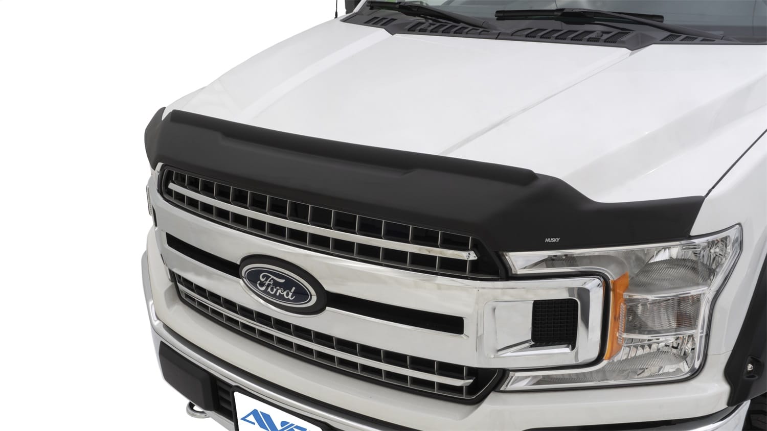 Aeroskin II Hood Protector; Matte Black Low Profile