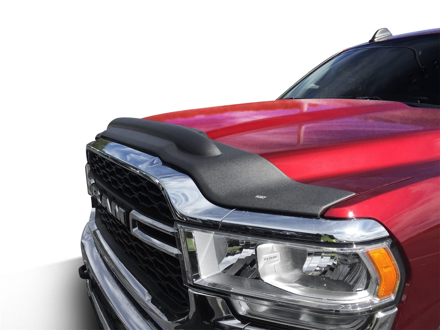 Aeroskin II Hood Protector; Matte Black Low Profile