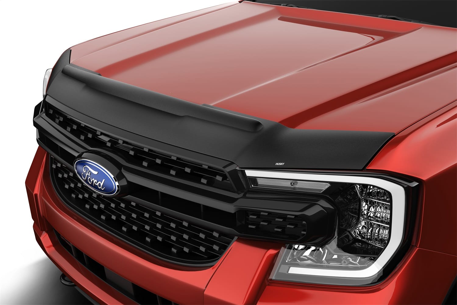 Aeroskin II Hood Protector; Matte Black Low Profile