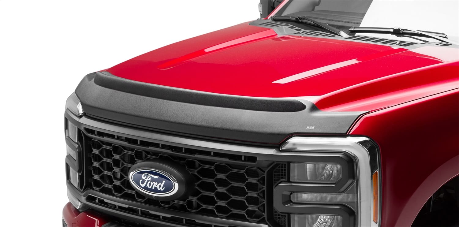 Aeroskin II Hood Protector; Matte Black Low Profile