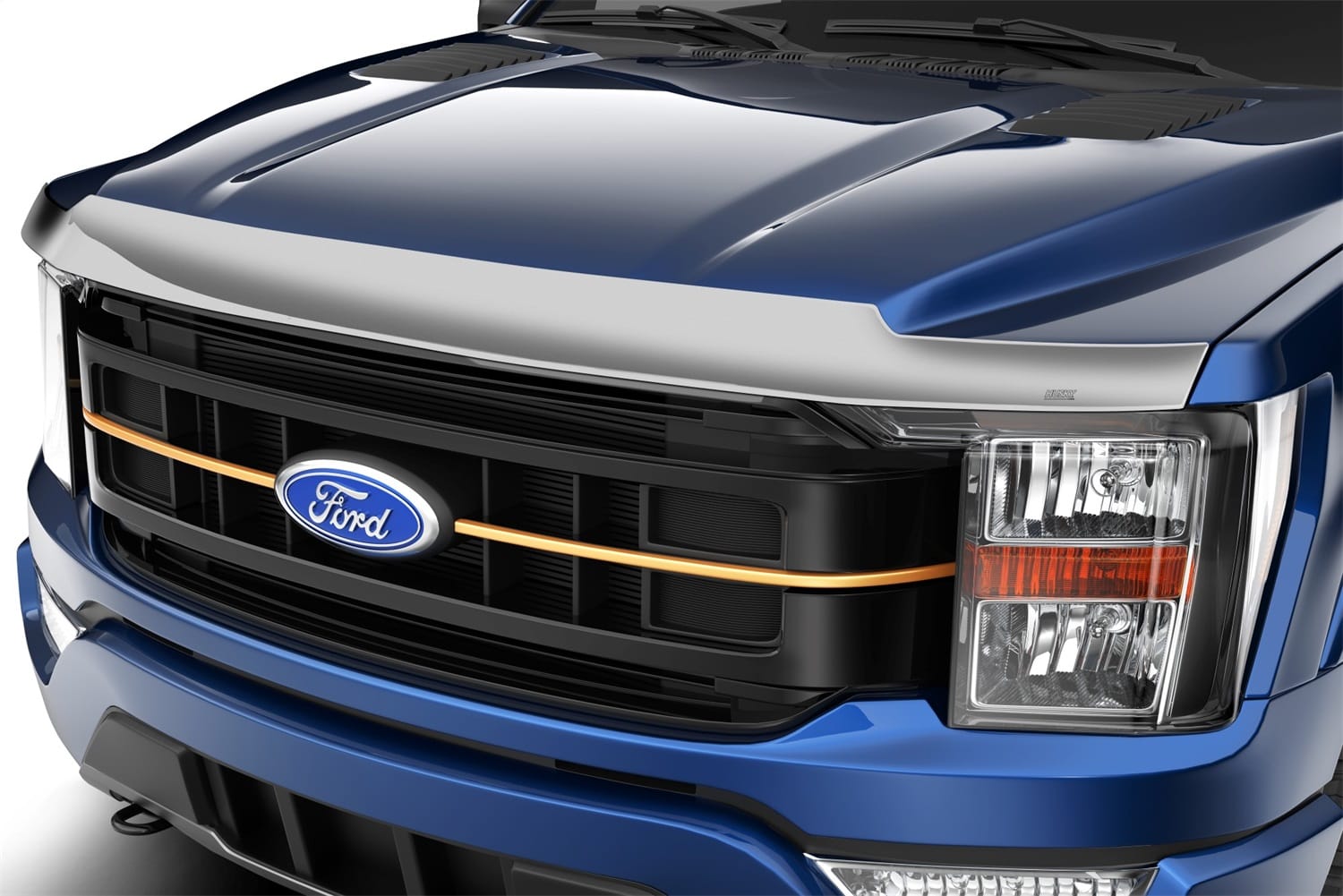 Aeroskin Hood Protector; Chrome
