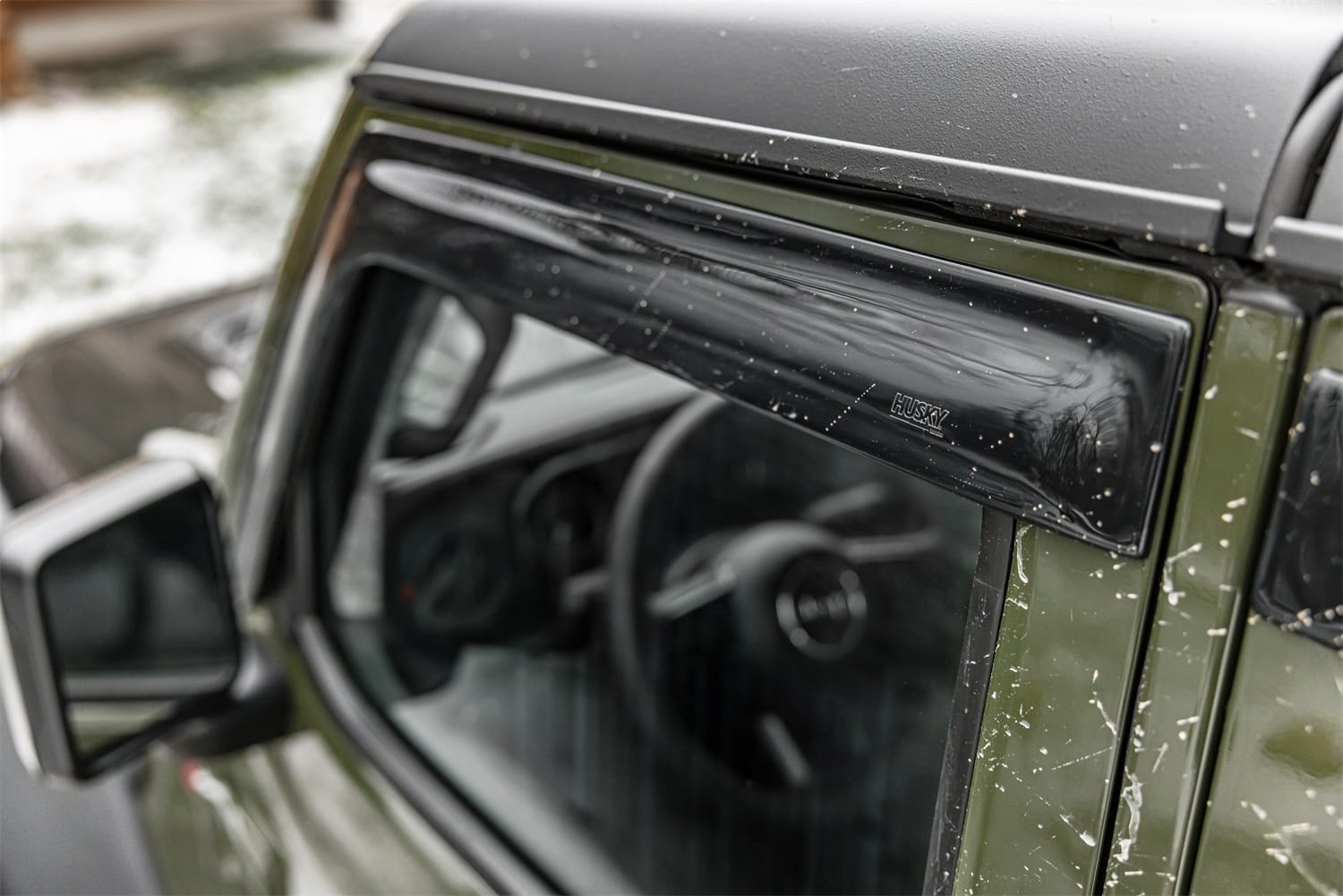 Low Profile Ventvisor Deflector; Smoke; Outside Mount; 4 pc.