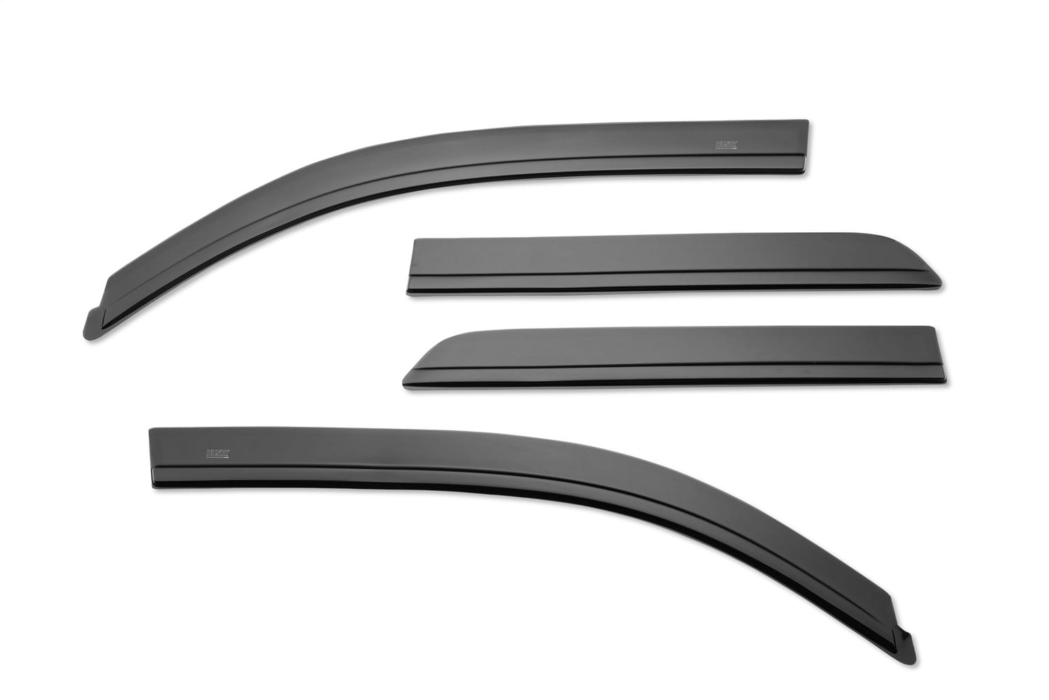 Low Profile Ventvisor Deflector; Smoke; Outside Mount; 4 pc.
