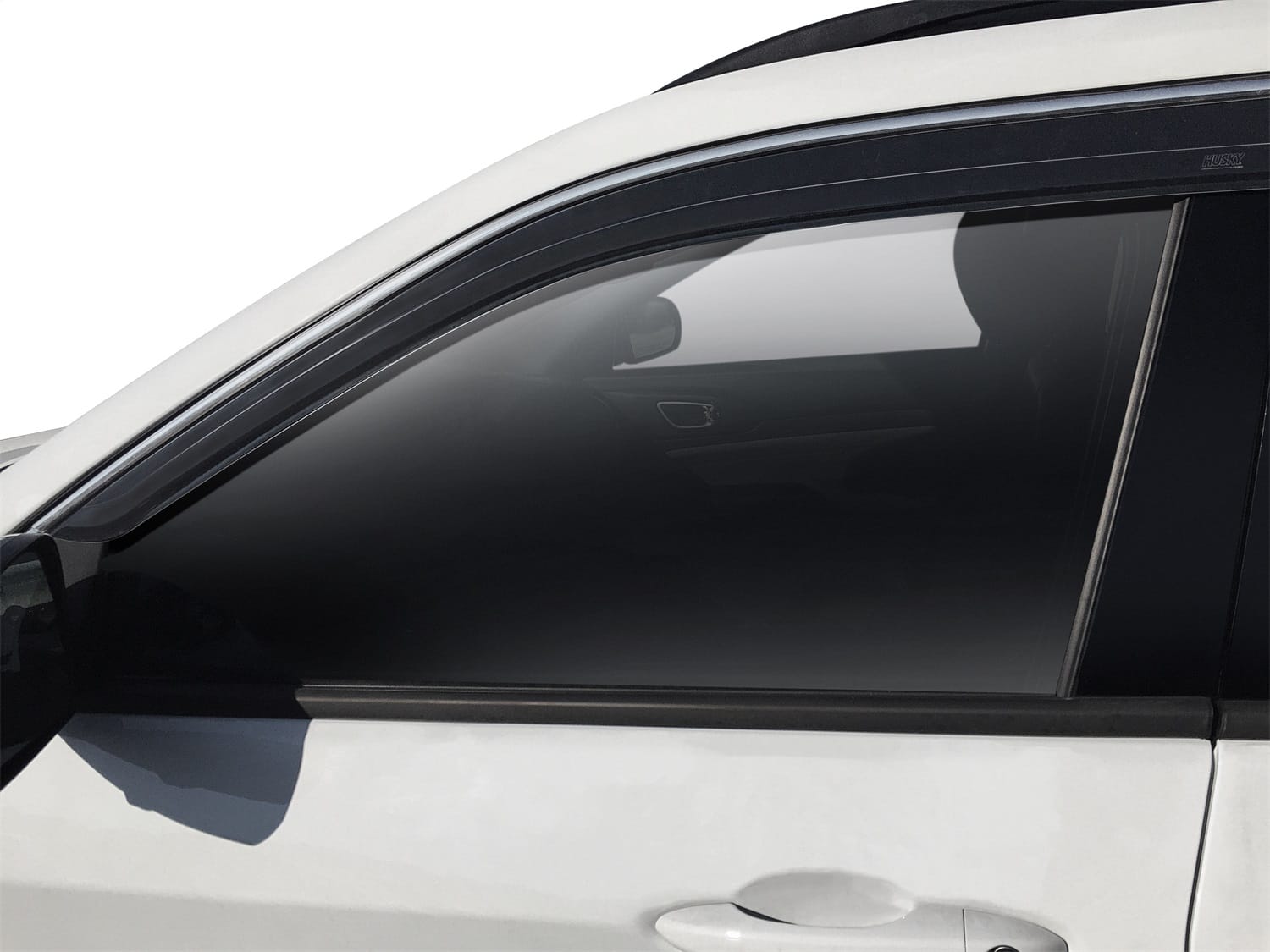 Low Profile Ventvisor Deflector; Smoke; Outside Mount; 2 pc.