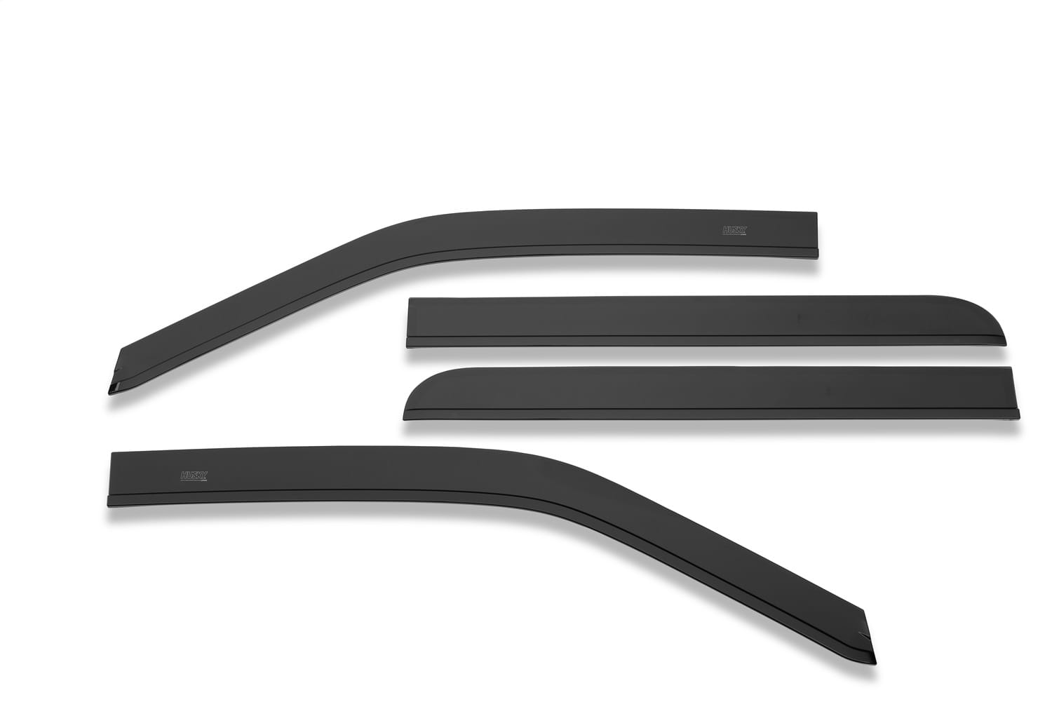 Low Profile Ventvisor Deflector; Smoke; Outside Mount; 4 pc.